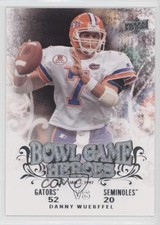 2011 Upper Deck College Football Legends Bowl Game Heroes Danny Wuerffel 3n1