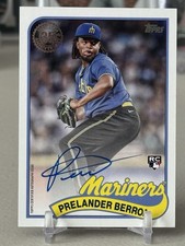 2024 Topps 1989 Baseball Auto Prelander Berroa #89BA-PBE (AU, RC) Mariners