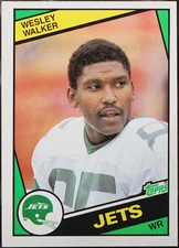 1984 Topps Football Wesley Walker #158 EX