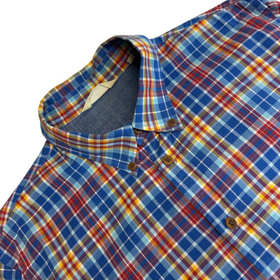 NN07 No Nationality Derek Herren Hemd Medium kariert kariert Langarm Button Down