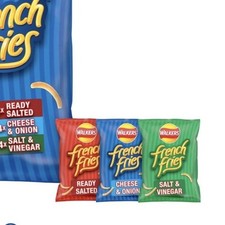 Walkers French Fries Variety Multipack Crisps Pack Of 24 