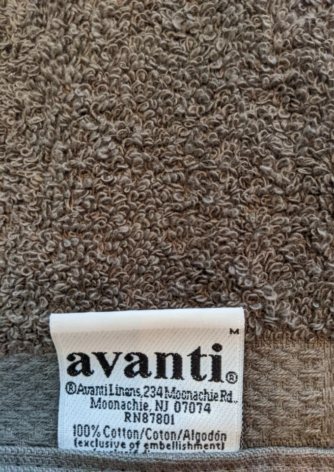 Toallas de baño Avanti Granite Galaxy 26,5" de ancho x x 50" de largo - dos de ellas Foto 4 de 4