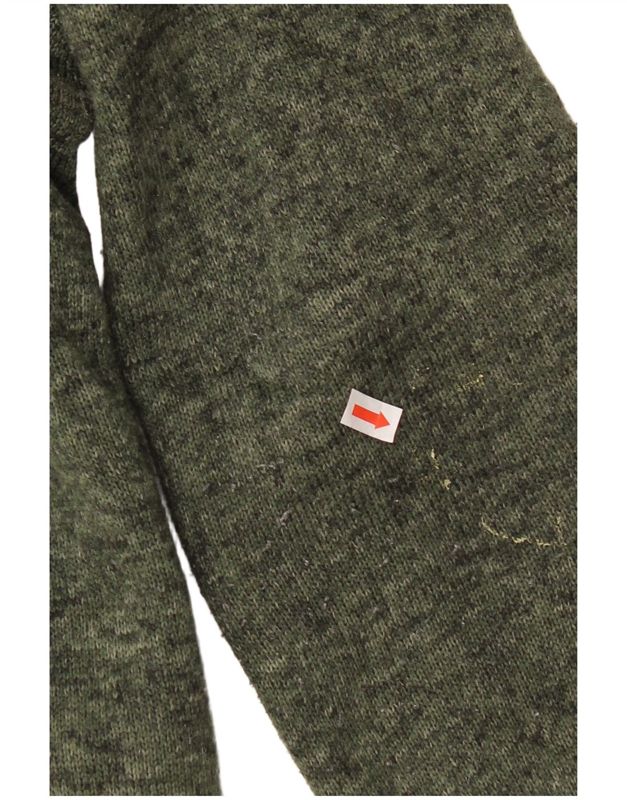 Mountain Warehouse Mens Tracksuit Top Jacket Large Khaki Flecked Polyester CS11 image 3