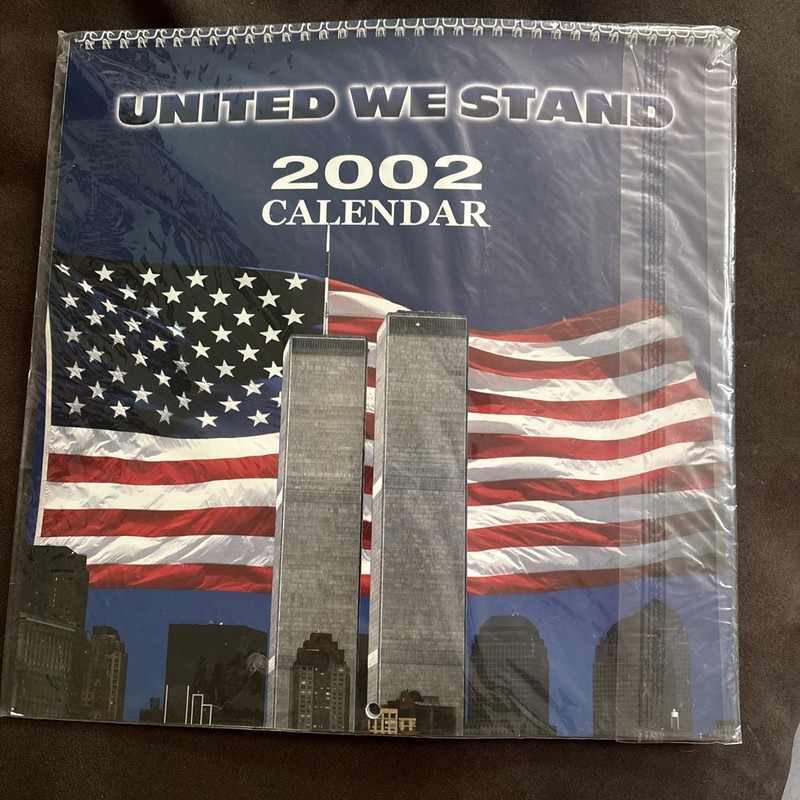 UNITED WE STAND 2002 CALENDAR, STILL FACTORY SEALED