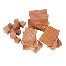 Household Essentials Cedar Value Pack Air Freshener with 12 Blocks and 12 Cubes