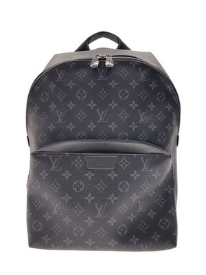 LOUIS VUITTON Backpack Apollo Monogram Eclipse PVC BLK Used