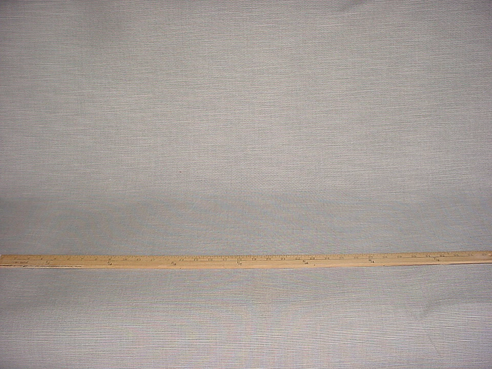 1-7/8Y Holly Hunt  127 Boardwalk Beige Blue Pinstripe Outdoor Upholstery Fabric - Image 4 of 4