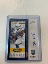 Kerwynn Williams 2013 Contenders Rookie Auto Card #159