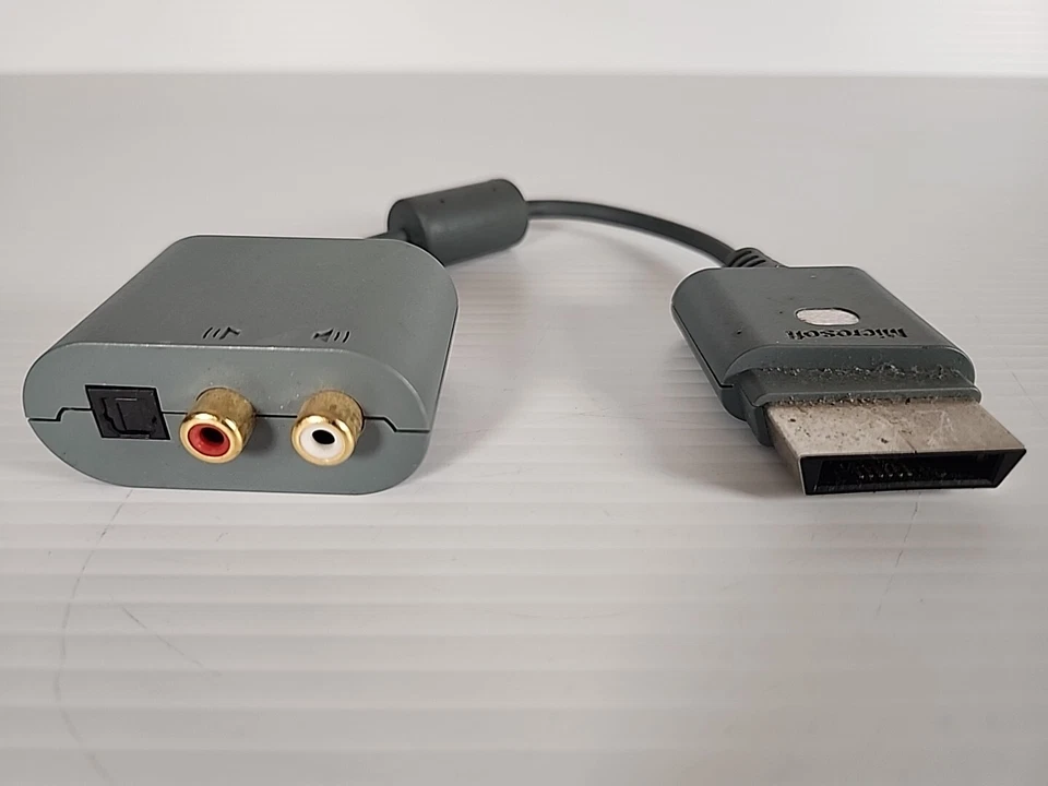 Xbox 360 Audio Adaptor - Official Microsoft - Optical And AV - Image 2 of 2