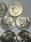 1972 Eisenhower Dollar with Flying Eagle No Mint Mark Lot of 8 — photo 4