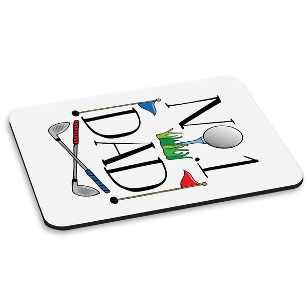 No.1 Dad Golf Pc Computer Mauspad - Lustig Father's Tag Geschenk Sport-image