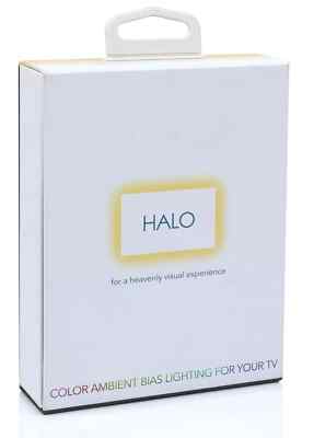 HALO Plus Color USB Ambient Backlight Kit LED Bias Lighting For Your TV 6500K