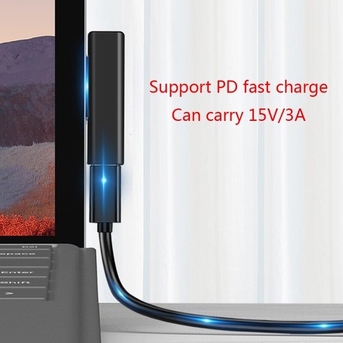 USB Type C Power Converter for Surface Pro 3 4 5 6 Surface Book USB C Adapter - Afbeelding 4 van 8