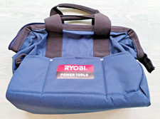 Ryobi Blue Work Tool Bag - Handles, Zip Top & Wide Opening