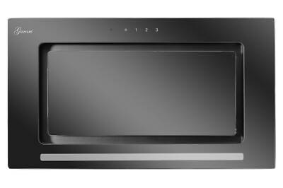 Gurari GCH 217 BL Deckenhaube 90cm 1000m³/h Dunstabzugshaube Schwarz  AUSSTELLER