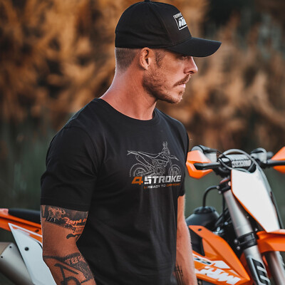 T-shirt KTM Powerwear Tatoo Tee - Gris, Homme, Coton - Neuf Avec étiquettes