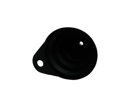 Embudo de silicona plegable negro/rojo aceite de gasolina agua pequeño limpio plegable - Imagen 2 de 3