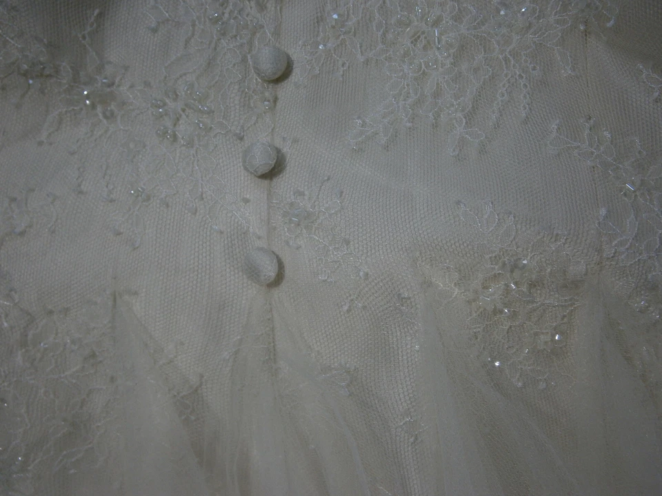 Vestido de novia Romona Keveza RK577 Marfil 10 Sirena Sexy Encaje $3,349 Nuevo con etiquetas Foto 3 de 4