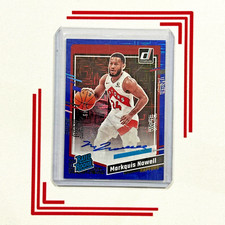 2023-24 Panini Donruss #282 MARKQUIS NOWELL Choice Blue Auto /49 Rated Rookie RC