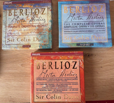 Berlioz: 3 komplette Ausgaben - Colin Davis (Philipps) 24 CD