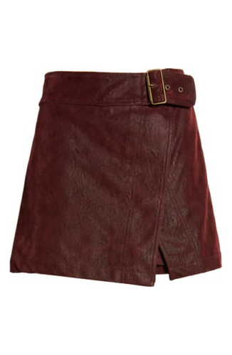 KOSTENLOSER PEOPLE ARI WRAP MINIROCK WEIN NEUE GRÖSSE UK 4 KOSTENLOSES UK PORTO - Bild 2 von 2