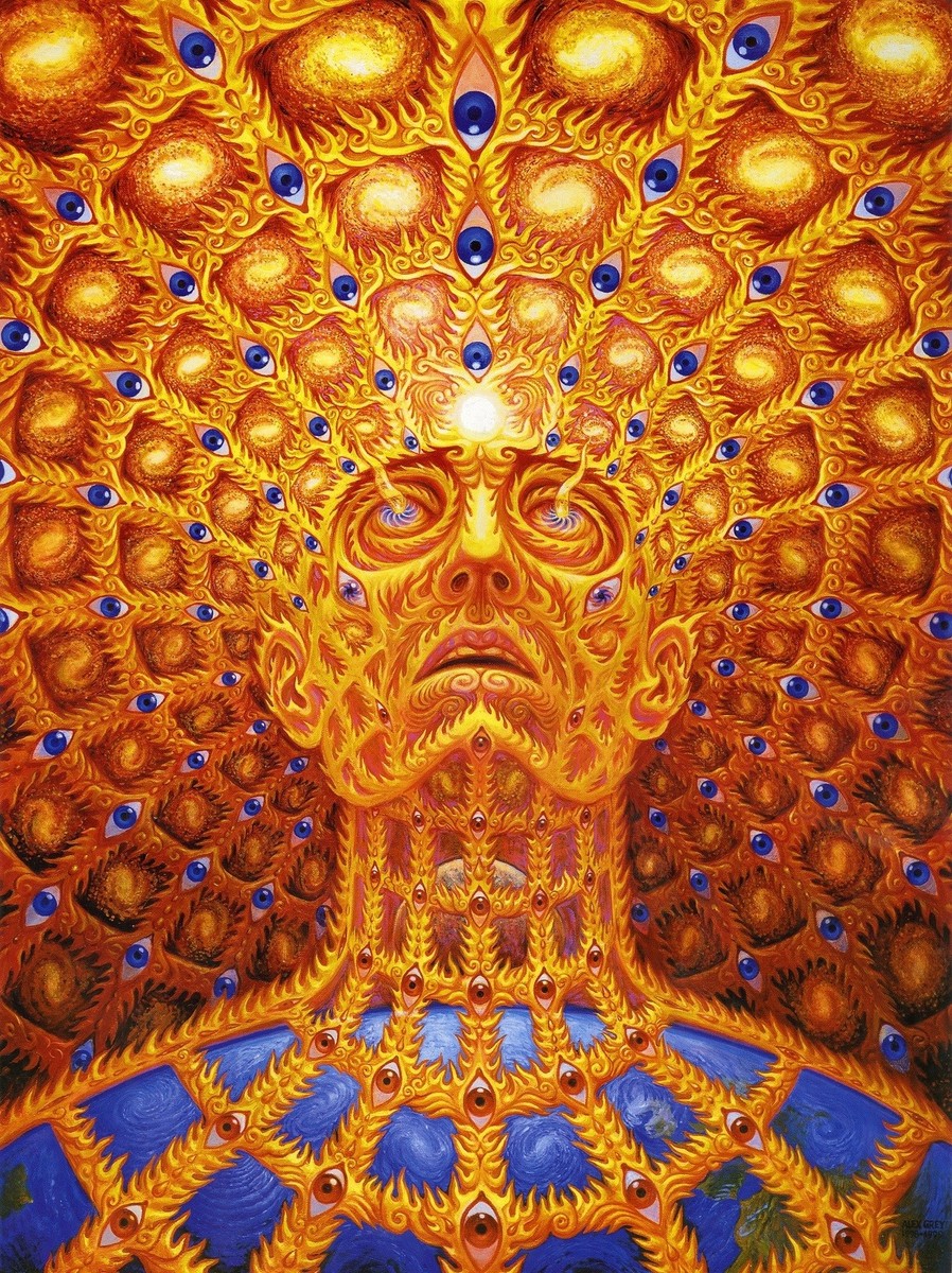 Alex Grey Pyschedelic Trippy Poster Print T260 | eBay