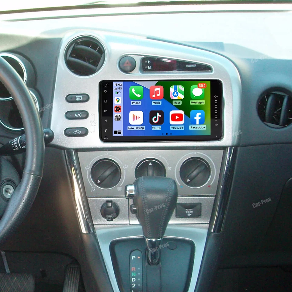 Для Toyota Matrix 2003-2008 7» Apple CarPlay Android 13 автомобильное радио GPS RDS WIFI - Изображение 4 из 4