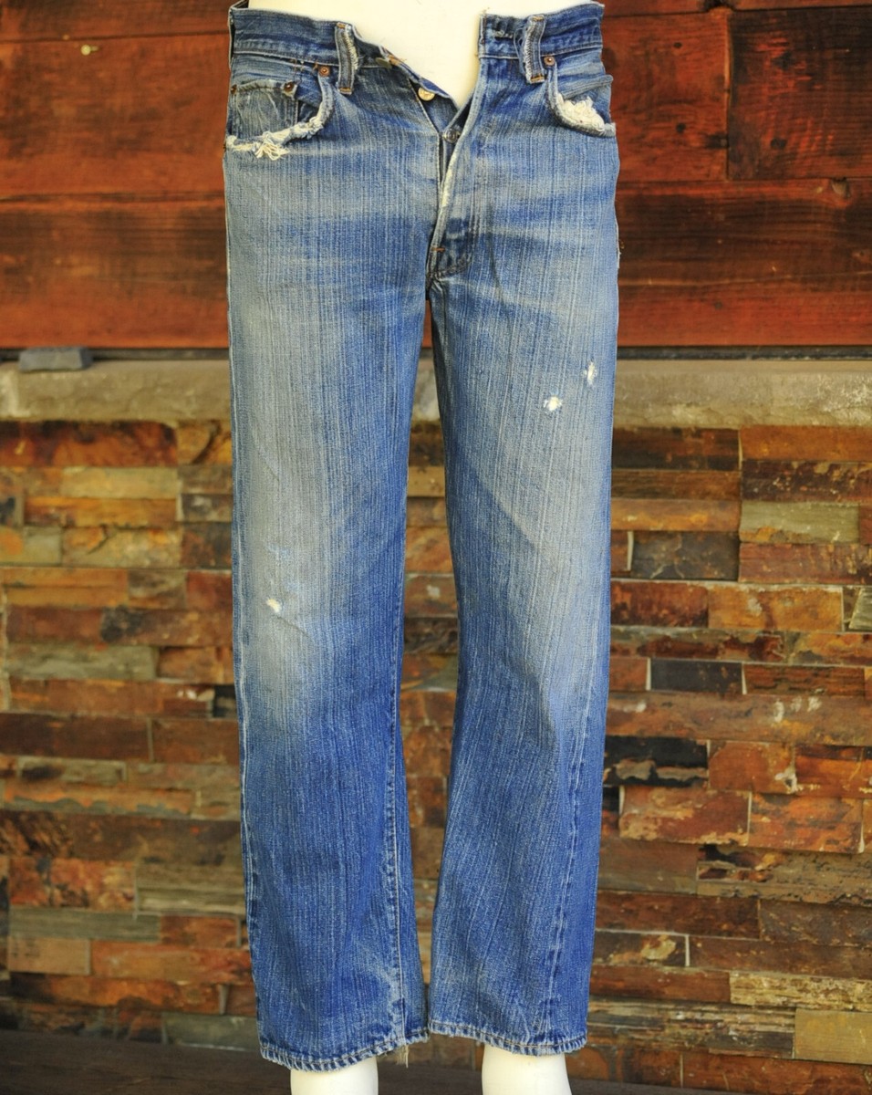 Vintage Levi's 501 Redline Jeans Selvedge 70s 80s Denim 32x29