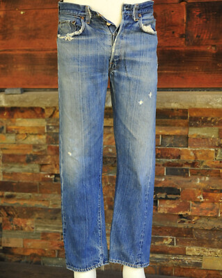 Vintage Levi's 501 Redline Jeans Selvedge 70s 80s Denim 32x29