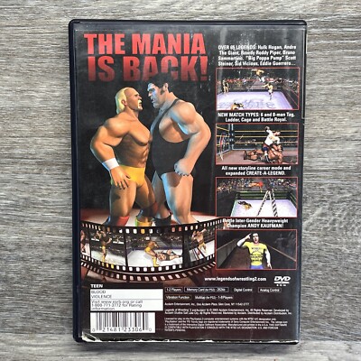 Legends of Wrestling II (Sony PlayStation 2, 2002) TESTED NO