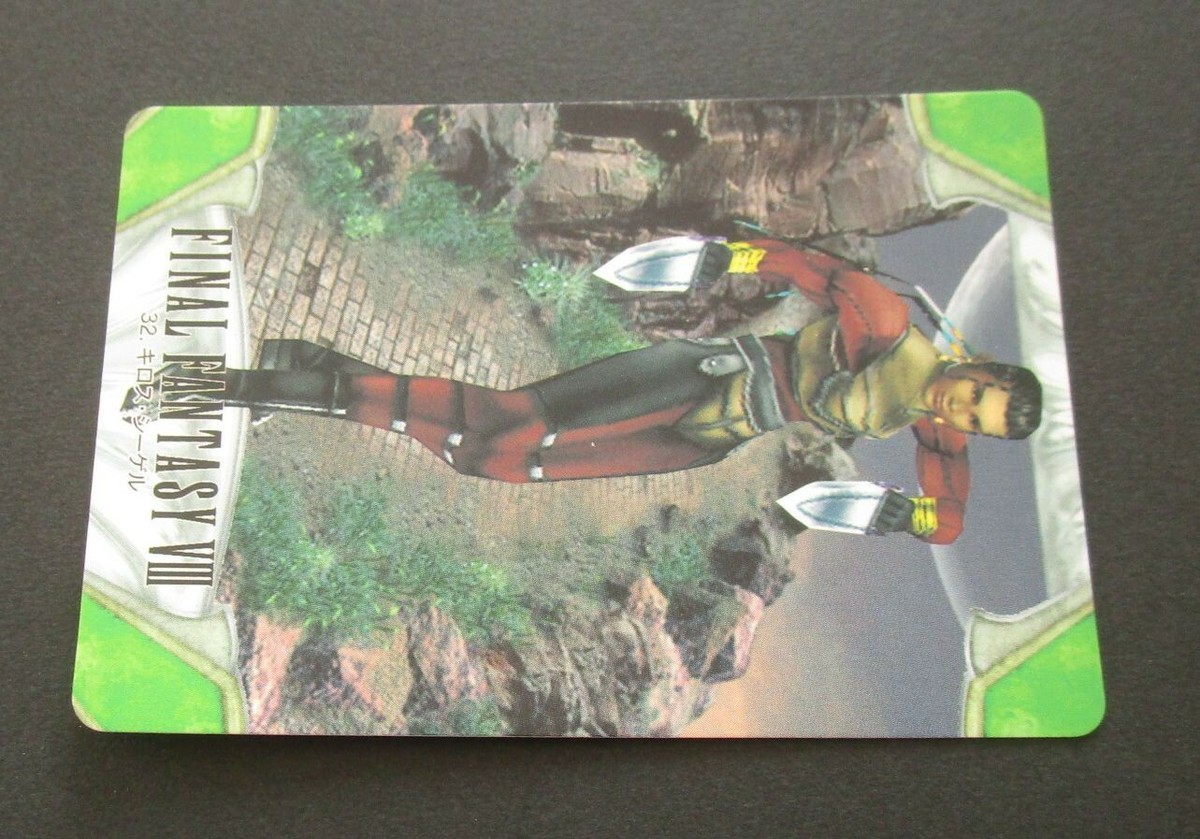 Final Fantasy VIII Kiros Seagill No.32 Carddass 1999 Bandai