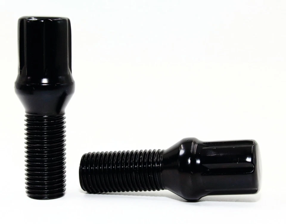 20 14x1.5 Veritek 28mm Black Spline Lug Bolts for Aftermarket Wheels Mercedes - Image 4 of 4