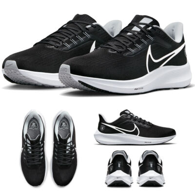 LAS VEGAS RAIDERS Nike Zoom Pegasus 39 Running Shoe Men\'s Size 10 DR2049-001 Las Vegas Raiders Nike Air Zoom Pegasus 39 Running Shoe  main image 3