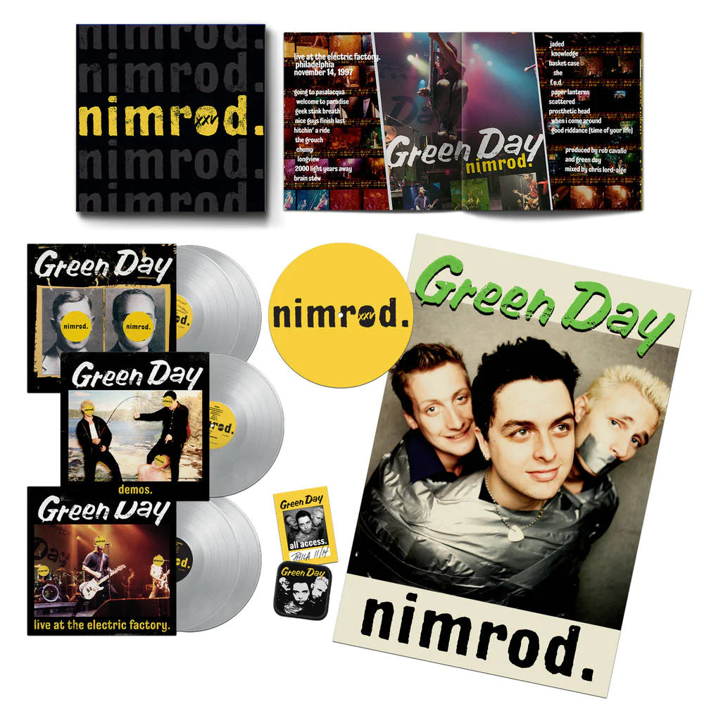 Green Day - Nimrod (издание, посвященное 25-летию группы) [Эксклюзивный серебристый винил] [Бо
