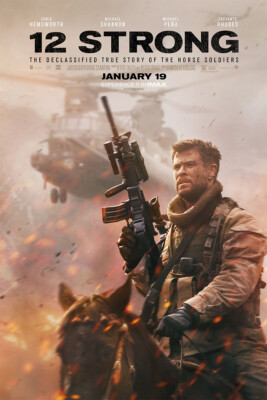 12 Strong Movie Chris Hemsworth Movie Print Wall Art Home Decor - POSTER 20x30