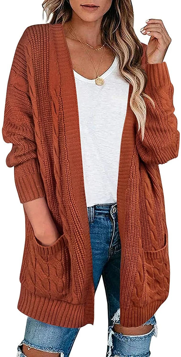 Chunky rust clearance cardigan