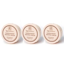Taylor of Old Bond Street Sandalwood Shaving Cream Bowl 5.3 oz Pack of 3