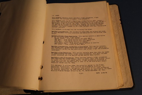 NASA ASCENT/ABORT FLIGHT PROCEDURES HANDBOOK 1978 ORIGINAL - Picture 6 of 10