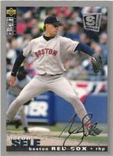 1995 Collector's Choice SE - Silver Signature #191 Aaron Sele Boston Red Sox