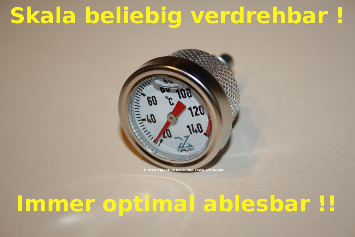 Motoröl-Thermometer Gewinde 20x2.5mm Für Yamaha XV 250 H Virago