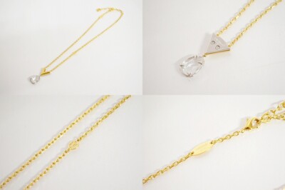 LOUIS VUITTON ネックレス・V フォー ヴィトン / M02268 LOUIS VUITTON Necklace V for Vuitton M02268 GP L44cm Boxed w