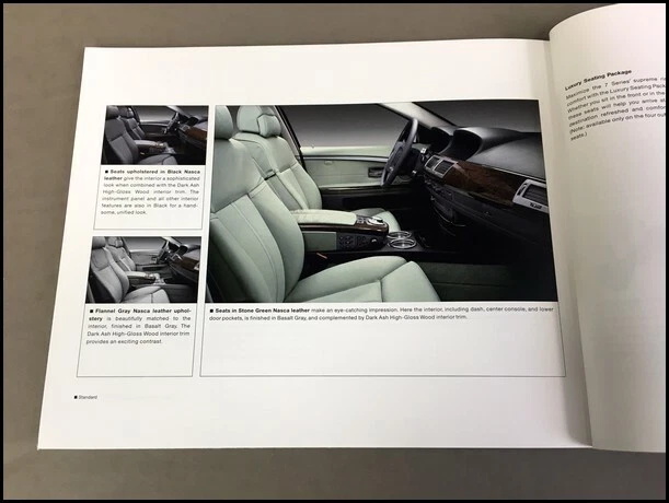2002 2003 BMW 745i 745Li 124-page Original Car Sales Brochure Catalog - 7-Series Foto 3 de 4