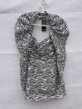 Nasty Gal Square Neck Choker Mini Dress In Zebra Print - BNWT  Uk 8