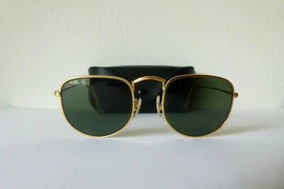  Vintage Ray Ban USA B&L Classic style 3  G15 Arista Gold W0980 - Bild 1 von 4