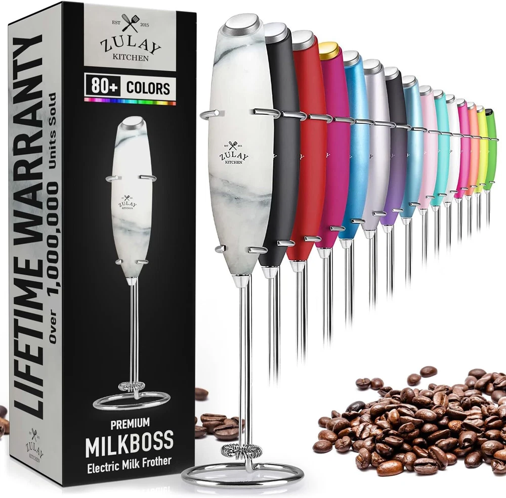 Milk Frother Handheld Foam Maker Whisk Drink Coffee Mixer Milk Mixer Mini Foamer