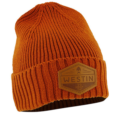 Westin Winter Beanie Os Orange - Angelmütze, Mütze, Anglermütze, Kopfbedeckung