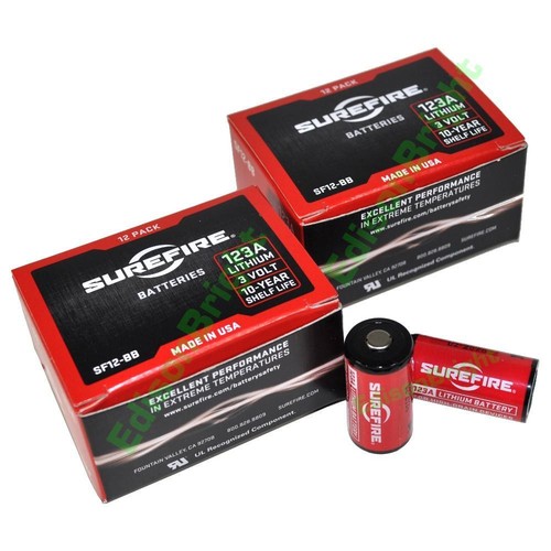 New 24 Pack SureFire CR123A lithium batteries (Made in USA) SF123A CR123 eBay