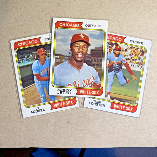 (3) 1974 Topps Chicago White Sox Baseball Cards 31022615 EX+ eBay