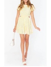 SHOW ME YOUR MUMU merritt mini dress in yellow daisy • Size XXL • NWT