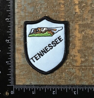 Vintage TENNESSEE State Map Outline Travel Souvenir Iron-On Patch